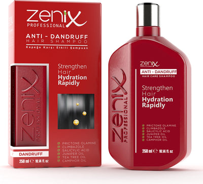 Zenix Anti-Roos Shampoo 250 ml met Tea Tree en Jeneverolie
