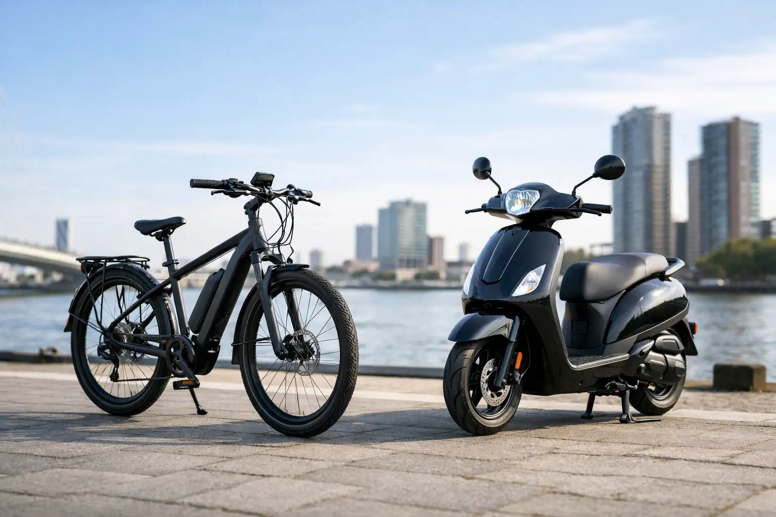 Elektrische fiets of scooter: wat past beter?