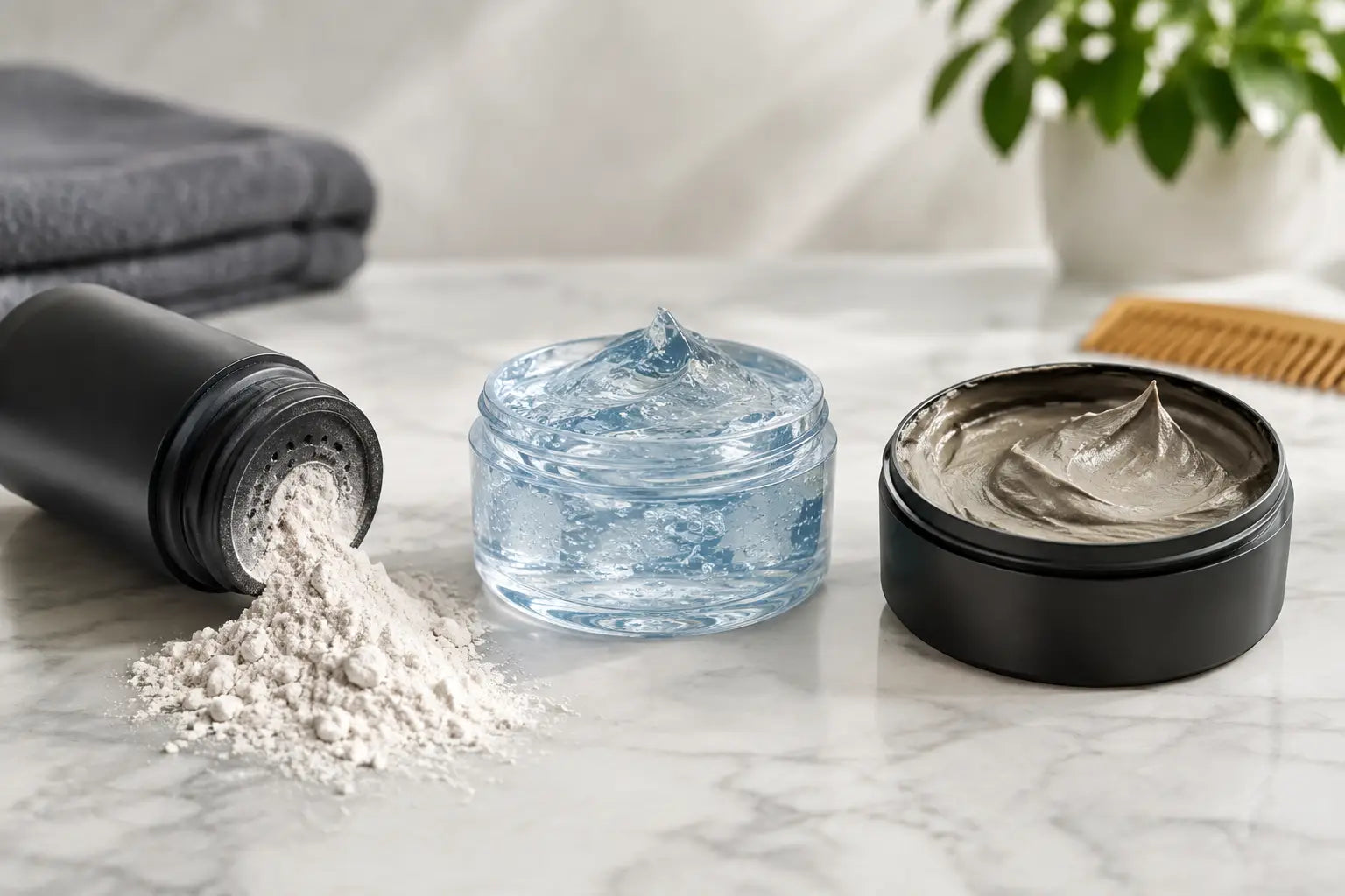 Haarwax kiezen: poeder, gel of klei voor jou?