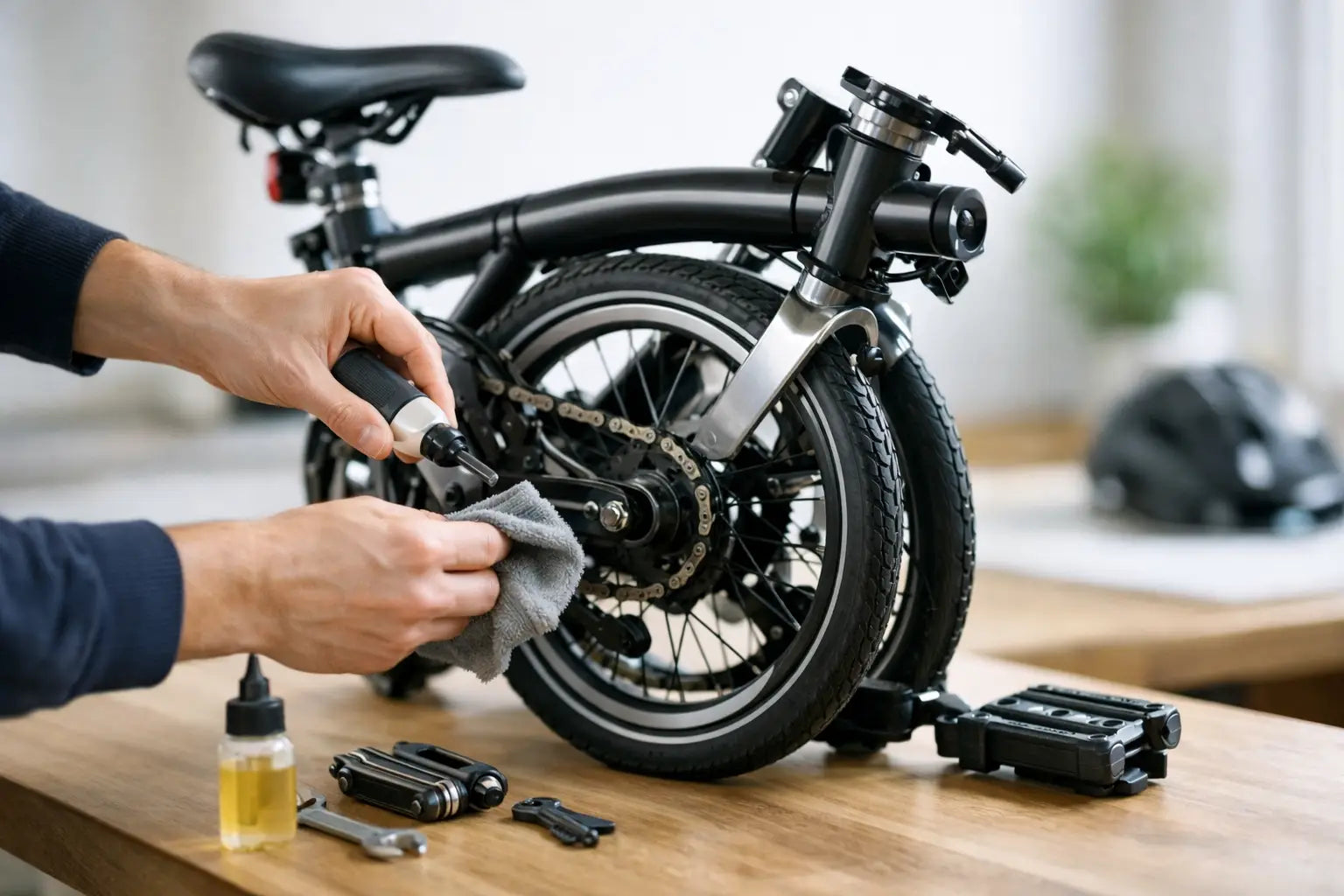 Hoe onderhoud je een vouwfiets goed?