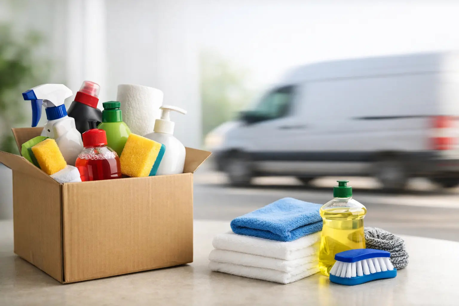 Snelle levering huishoudelijke producten