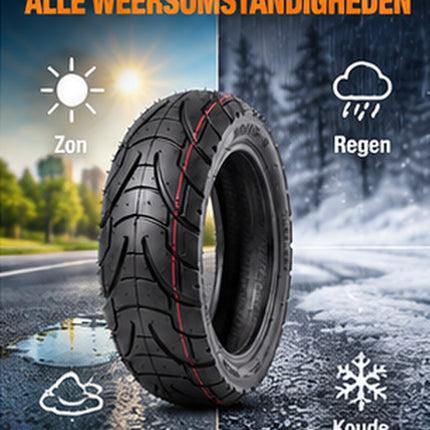 10x3.0 tubeless step band detail zijwand en rotatiepijl