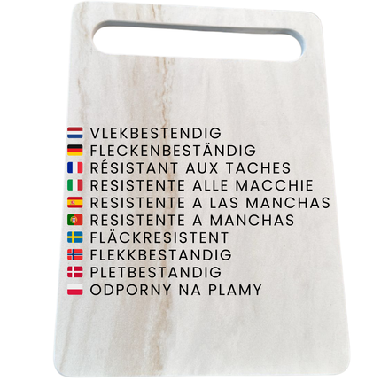 ZenXstore Porseleinen Snijplank – Onbreekbaar, Antibacterieel & Uniek Design – Hygiënisch & Vlekvrij Keukenaccessoire