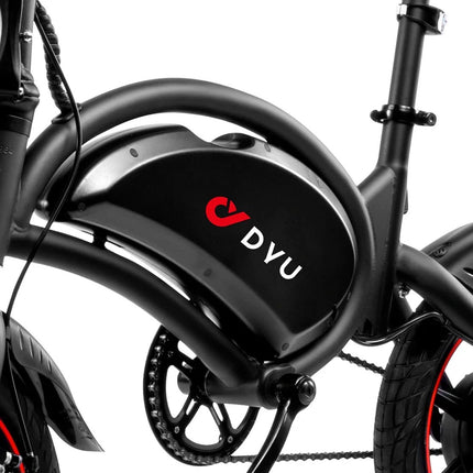 DYU D3F 14 Inch Mini Vouwbare Elektrische Fiets – Compact, Krachtig & Perfect voor Stedelijk Vervoer