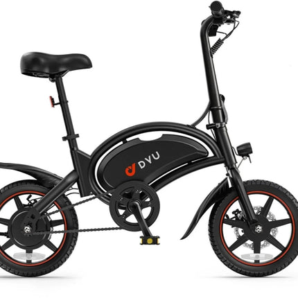 DYU D3F 14 Inch Mini Vouwbare Elektrische Fiets – Compact, Krachtig & Perfect voor Stedelijk Vervoer