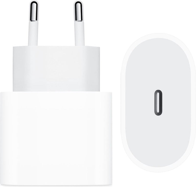 20W Apple Snellader + USB-C naar Lightning kabel te kiezen 1m/2m kabel