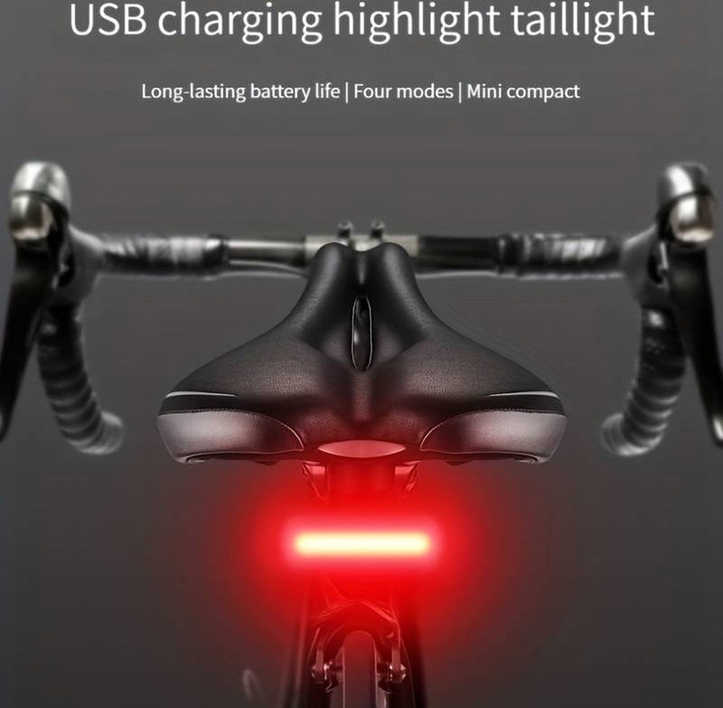 ZENXSTORE USB Oplaadbare Fietslamp Set - Voorlicht en Achterlicht