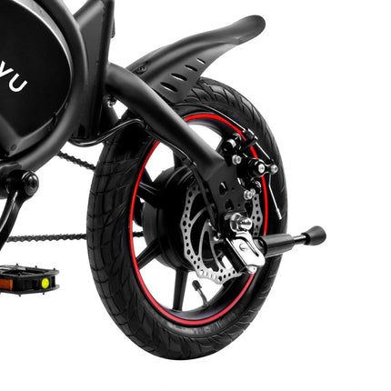 DYU D3F 14 Inch Mini Vouwbare Elektrische Fiets – Compact, Krachtig & Perfect voor Stedelijk Vervoer