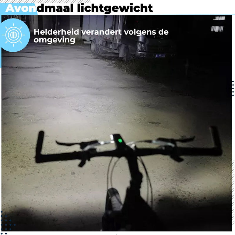 ZENXSTORE USB Oplaadbare Fietslamp Set - Voorlicht en Achterlicht