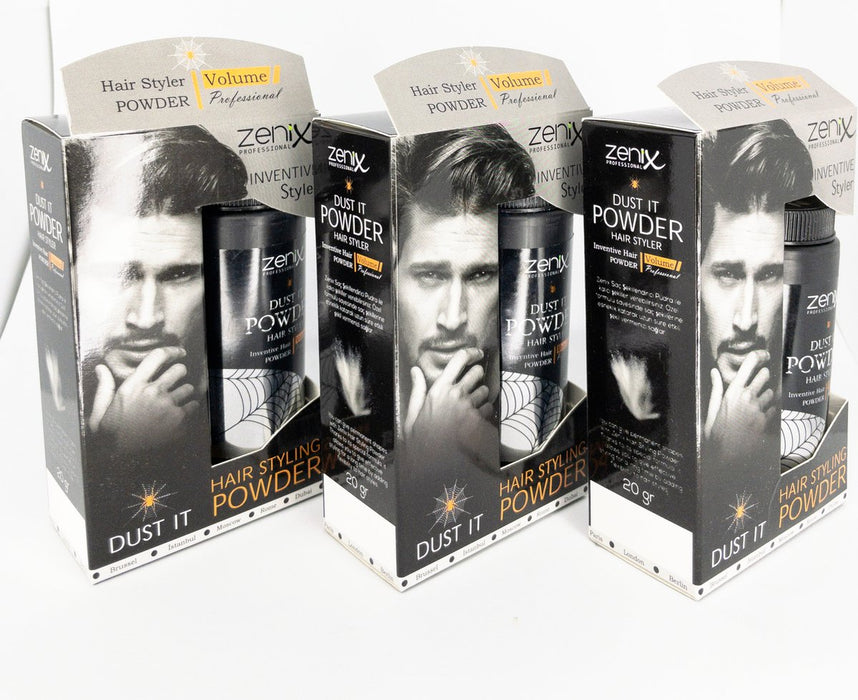 Zenix men series hair style powder wax 20 gr