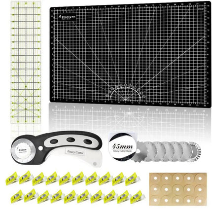 ZenXstore Snijmat Set A1/A2 – Inclusief Naaiaccessoires & Hobbymat