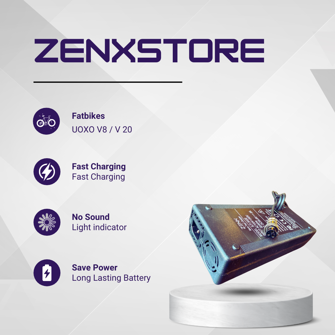ZenX SJT-300E Snellader 54.6V 5A – Voor 48V E-bikes & E-scooters