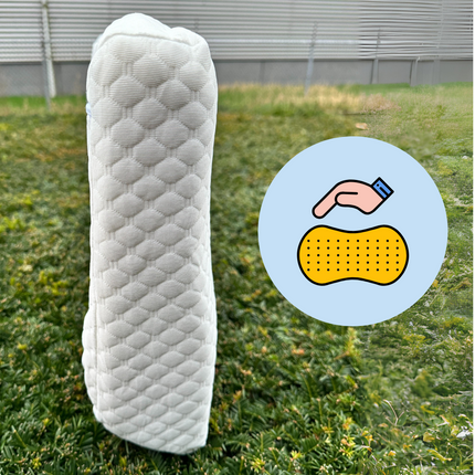 ZenXhome Orthopedisch traagschuim hoofdkussen met neksteun visco Serie-Orthopedisch  - Anti Nekklachten | 58x33x10 cm - ZenXstore