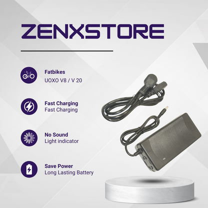 ZenX SJT-300E Snellader 54.6V 5A – Voor 48V E-bikes & E-scooters