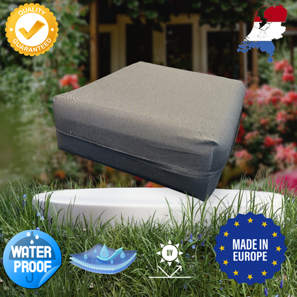ZenXhome PoefX ComfortCloud - 90cm X90 cm X34 cm- geschikt voor binnen en buiten - Water&stof bestendig- UV Filter - Hoogwaardig Schuim - ZenXstore