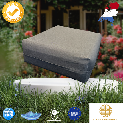 ComfortCloud Lounge Poef 90x90cm – Water- & UV-bestendig | Binnen & Buiten