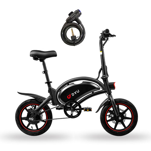 DYU D3F 14 Inch Mini Vouwbare Elektrische Fiets - ZenXstore