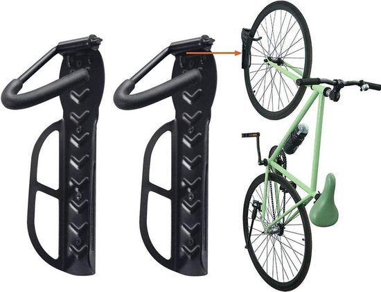 2 Stuks ZenXstore ophangbeugel: "ZenXstore Fiets Ophangsysteem - Muurbeugel voor Fiets en Step - Fietsbeugel met Plafondbeugel