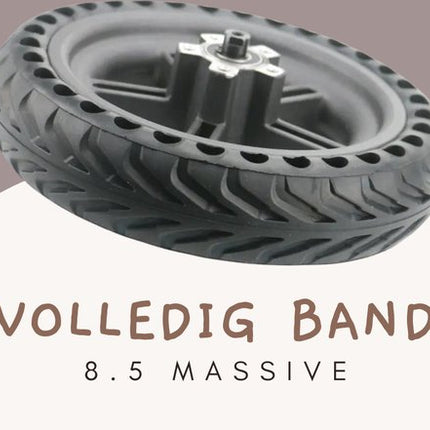 ZenXstore 8.5inch Achterwiel met Duurzame Volrubberen Band voor Xiaomi M365 - ZenXstore