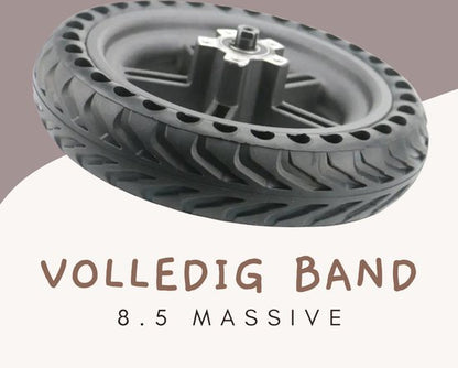 ZenXstore 8.5inch Achterwiel met Duurzame Volrubberen Band voor Xiaomi M365 - ZenXstore