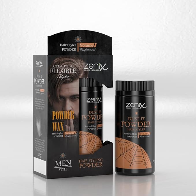 Zenix men series hair style powder wax 20 gr