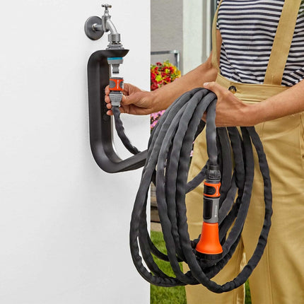 GARDENA TEXTIELSLANG LIANO SET 10M Liano™ TapFix slanghouder - ZenXstore