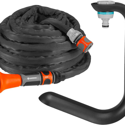 GARDENA TEXTIELSLANG LIANO SET 10M Liano™ TapFix slanghouder - ZenXstore
