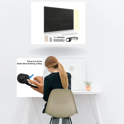 ZenXstore Snijmat Set A1/A2 – Inclusief Naaiaccessoires & Hobbymat