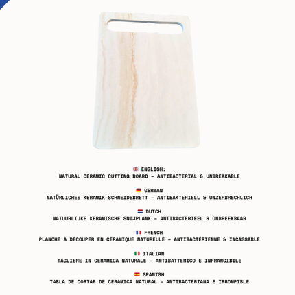 ZenXstore Porseleinen Snijplank – Onbreekbaar, Antibacterieel & Uniek Design – Hygiënisch & Vlekvrij Keukenaccessoire