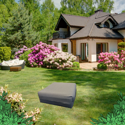ZenXhome PoefX ComfortCloud - 90cm X90 cm X34 cm- geschikt voor binnen en buiten - Water&stof bestendig- UV Filter - Hoogwaardig Schuim - ZenXstore