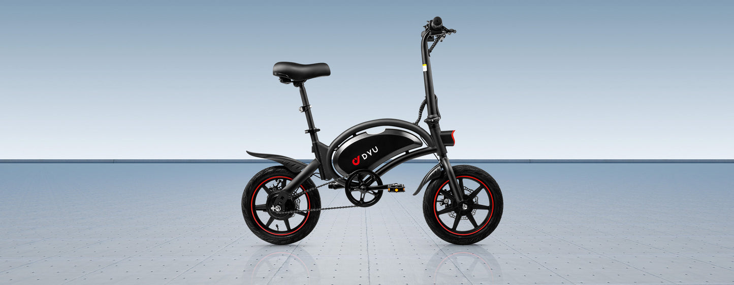 DYU D3F 14 Inch Mini Vouwbare Elektrische Fiets - ZenXstore