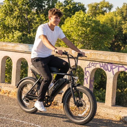 DYU UX BMX elektrische fatbike in gebruik | ZenXstore