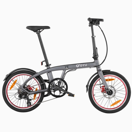 DYU SP1 lichte elektrische vouwfiets 20 inch - zilver | ZenXstore