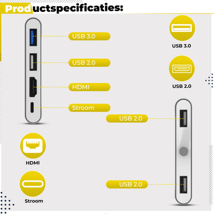 USB 3.1 4-in-1-in-1-Hub ZenXstore 