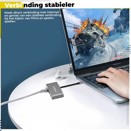 USB 3.1 4-in-1-in-1-Hub ZenXstore 