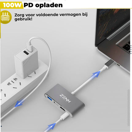 USB 3.1 4-in-1-in-1-Hub ZenXstore 