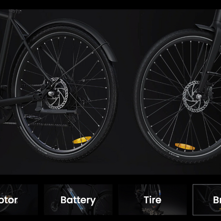 DYU Stroll 1 Elektrische Stadsfiets 700C – 250W | 36V 9Ah Uitneembare Accu | 25 km/u Trapondersteuning | Lichtgewicht Aluminium Frame | Hydraulische Schijfremmen | Stille en Zuinig E-Bike voor Woon-Werk & Stad – NL Wettelijk Toegestaan