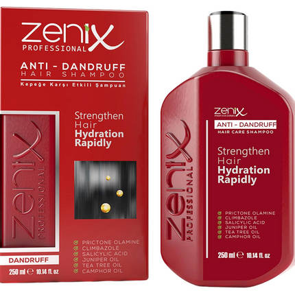 Zenix Anti-Roos Shampoo 250 ml met Tea Tree en Jeneverolie