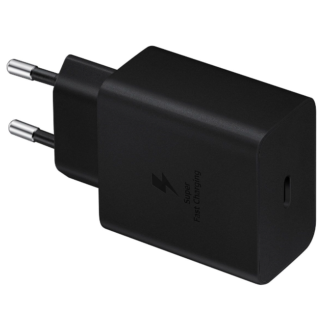 Samsung Originele Power Adapter met USB-C kabel - Oplader - USB-C aansluiting - Fast Charge - 45 Watt - Zwart