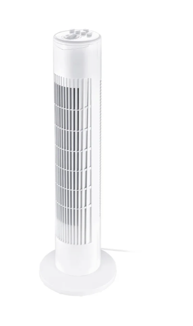 SILVERCREST® Torenventilator, 3 snelheden, 50 W zwart- 3 modi: laag, gemiddeld, hoog Apart inschakelbare 90°