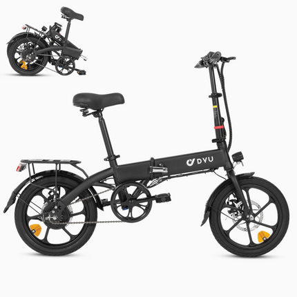 DYU A1F Pro - Opvouwbare Elektrische Fiets 16 Inch | 60KM Bereik