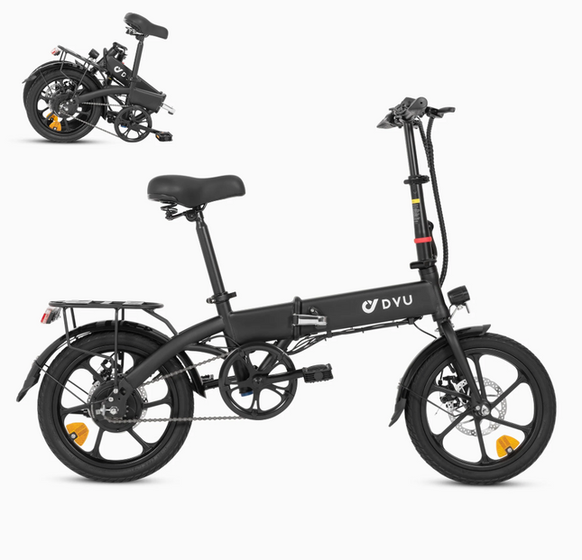 DYU A1F Pro - Opvouwbare Elektrische Fiets 16 Inch | 60KM Bereik