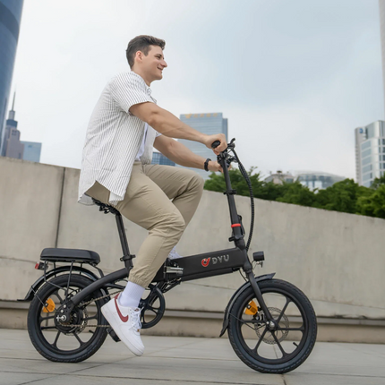 DYU A1F Pro - Opvouwbare Elektrische Fiets 16 Inch | 60KM Bereik