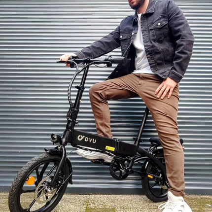 DYU A1F Pro - Opvouwbare Elektrische Fiets 16 Inch | 60KM Bereik