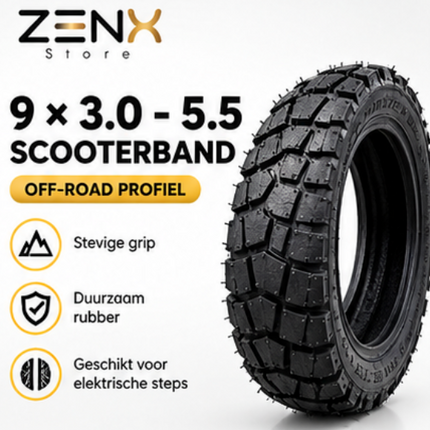 9x3.0-5.5 Off-road buitenband voor elektrische step