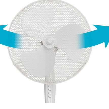 SILVERCREST® Staande Ventilator 45W | 3 Standen | Hoogte 105-125 cm