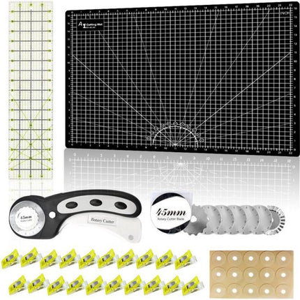 ZenXstore Snijmat Set A1/A2 – Inclusief Naaiaccessoires & Hobbymat