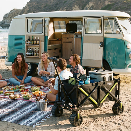 DYU CampX elektrische bolderkar op de camping | ZenXstore
