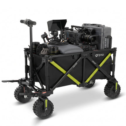 DYU CampX opvouwbare elektrische bolderkar - zwart | ZenXstore