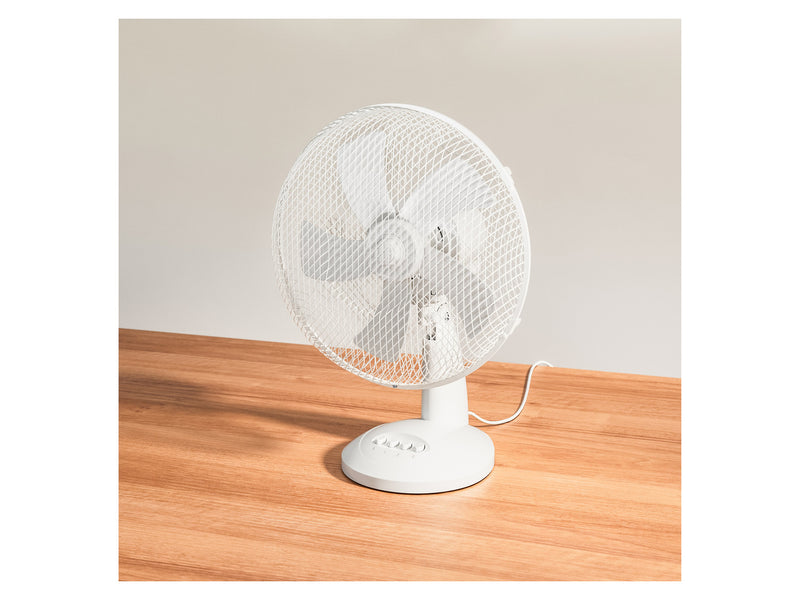 SILVERCREST® Tafelventilator Vermogen: 40 W Snelheidsniveaus: 3 Diameter: ca. 30 cm